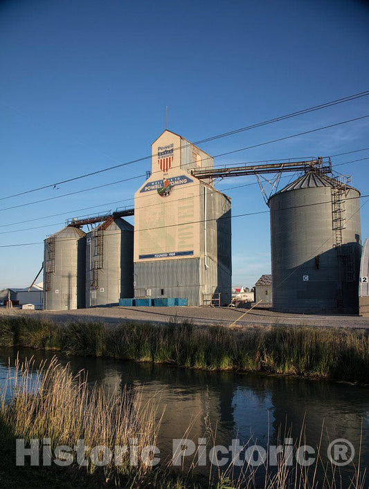 Photo- Part of Large Grain Elevator Complex in Powell, Wyoming 2 Fine Art Photo Reproduction