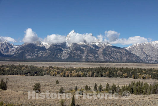 Photo- The Most Magnificent Peaks of The Teton Mountains Appear to leap Straight Out of The Jackson Valley, Jackson Hole as Locals Call it 5 Fine Art Photo Reproduction