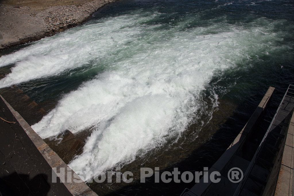 Photo - Jackson Lake Dam, a Concrete and Earth-Filled Dam in Grand Teton National Park in Northwest Wyoming- Fine Art Photo Reporduction