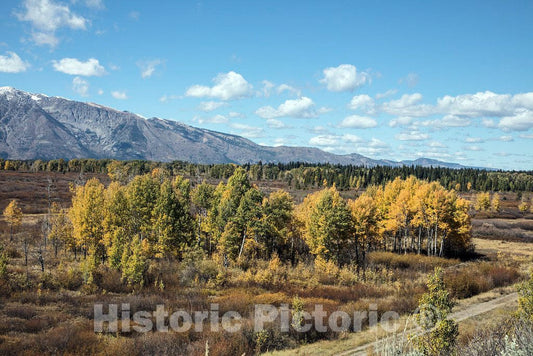Photo- The Most Magnificent Peaks of The Teton Mountains Appear to leap Straight Out of The Jackson Valley, Jackson Hole as Locals Call it 6 Fine Art Photo Reproduction