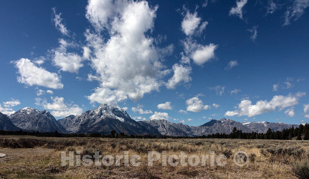Photo- The Most Magnificent Peaks of The Teton Mountains Appear to leap Straight Out of The Jackson Valley, Jackson Hole as Locals Call it 8 Fine Art Photo Reproduction
