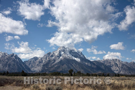 Photo- The Most Magnificent Peaks of The Teton Mountains Appear to leap Straight Out of The Jackson Valley, Jackson Hole as Locals Call it 9 Fine Art Photo Reproduction