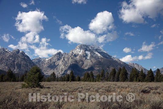 Photo- The Most Magnificent Peaks of The Teton Mountains Appear to leap Straight Out of The Jackson Valley, Jackson Hole as Locals Call it 10 Fine Art Photo Reproduction