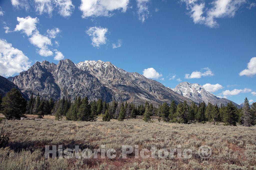 Photo- The Most Magnificent Peaks of The Teton Mountains Appear to leap Straight Out of The Jackson Valley, Jackson Hole as Locals Call it 3 Fine Art Photo Reproduction