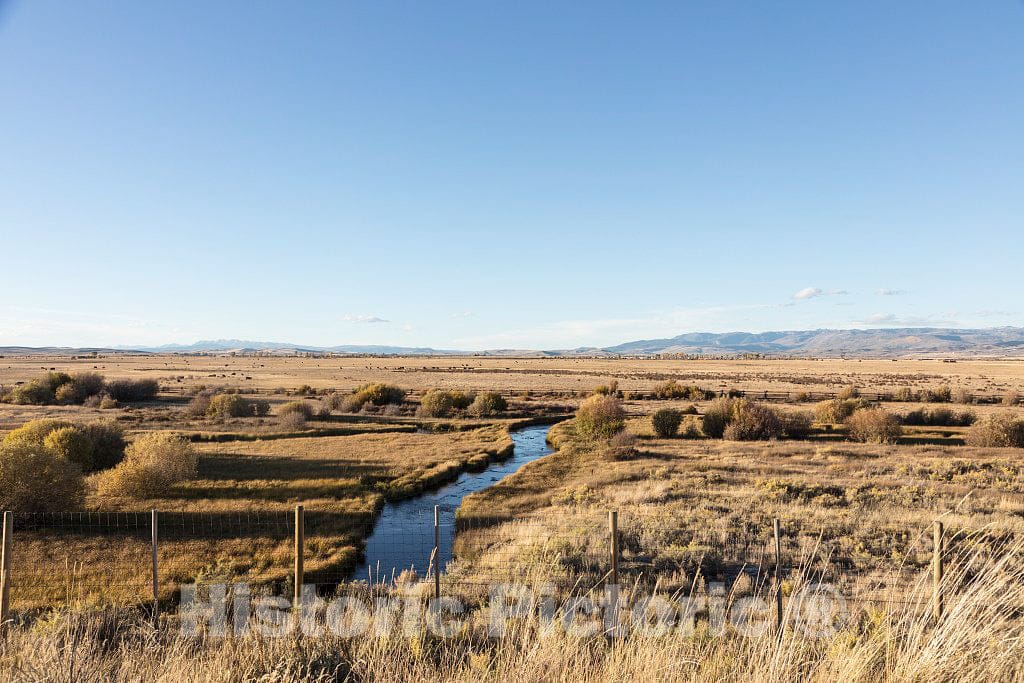 Photo- Flat Plain far Below The Magnificent Spires of The Teton Range in Grand Teton National Park in Northwest Wyoming 1 Fine Art Photo Reproduction