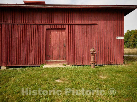 Photo - Shed at Canterbury Shaker Village in Canterbury, New Hampshire- Fine Art Photo Reporduction