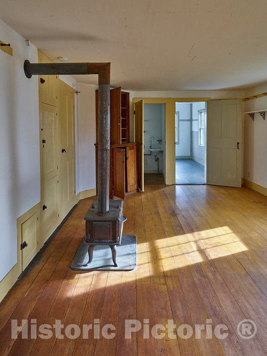Photo - Room at Canterbury Shaker Village in Canterbury, New Hampshire- Fine Art Photo Reporduction