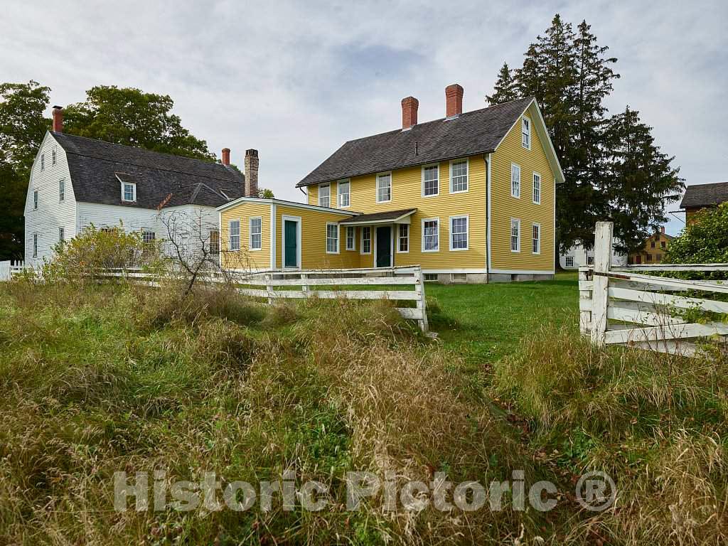 Photo- Buildings at Canterbury Shaker Village in Canterbury, New Hampshire 1 Fine Art Photo Reproduction