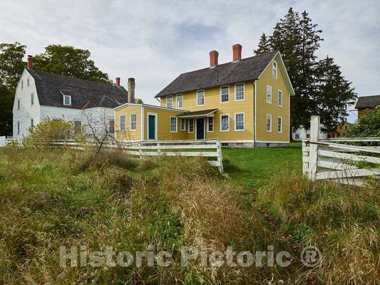 Photo- Buildings at Canterbury Shaker Village in Canterbury, New Hampshire 1 Fine Art Photo Reproduction