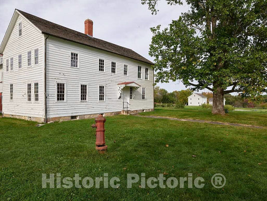 Photo- Building at Canterbury Shaker Village in Canterbury, New Hampshire 2 Fine Art Photo Reproduction