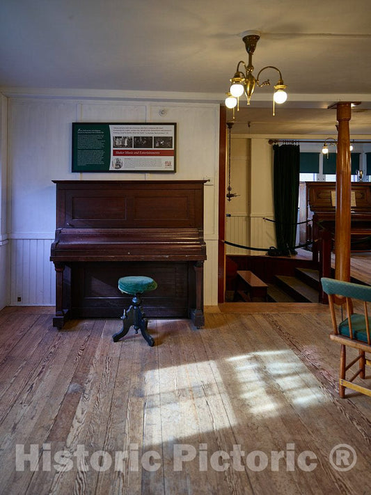 Photo- Living quarters at Canterbury Shaker Village in Canterbury, New Hampshire 1 Fine Art Photo Reproduction