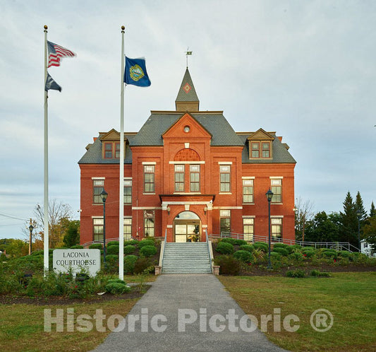Photo - The Belknap County Courthouse in Laconia, New Hampshire- Fine Art Photo Reporduction