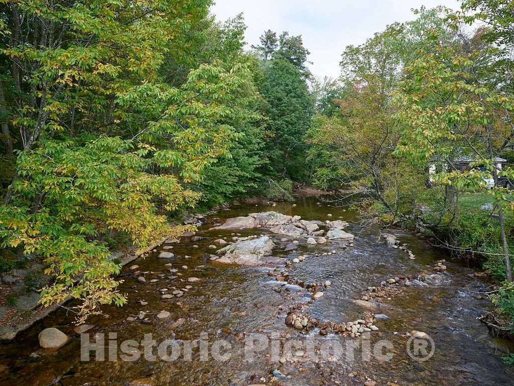 Photo - A portion of the bucolic Chocorua River, flowing near Tamworth, New Hampshire- Fine Art Photo Reporduction