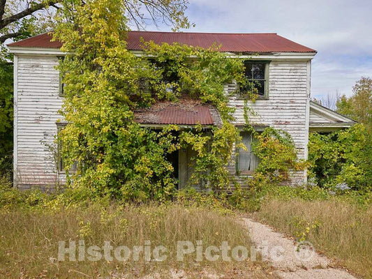 Photo- an Abandoned House in South Tamworth, New Hampshire 2 Fine Art Photo Reproduction