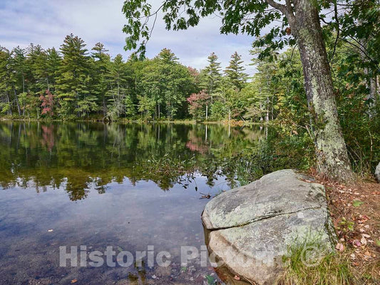 Photo- A Pleasant Pond Near East Sandwich, New Hampshire 2 Fine Art Photo Reproduction
