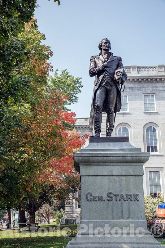 Photo - Memorial to Gen. John Stark on The Capitol Grounds in Concord, The Capital City of New Hampshire- Fine Art Photo Reporduction