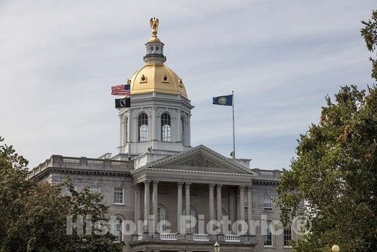 Photo - The New Hampshire State Capitol in Concord- Fine Art Photo Reporduction