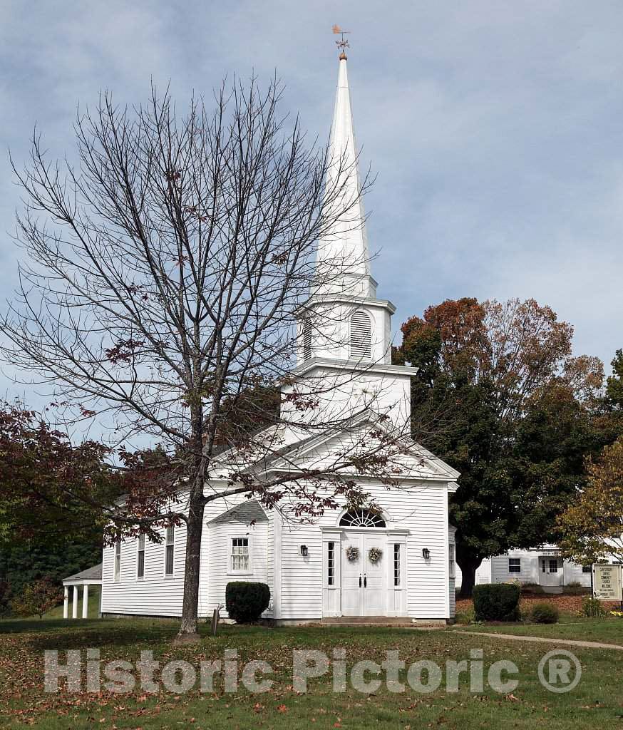 Photo - The United Community Church in Canterbury, New Hampshire- Fine Art Photo Reporduction