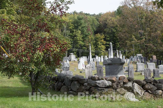 Photo - A Small Cemetery in Canterbury, New Hampshire- Fine Art Photo Reporduction