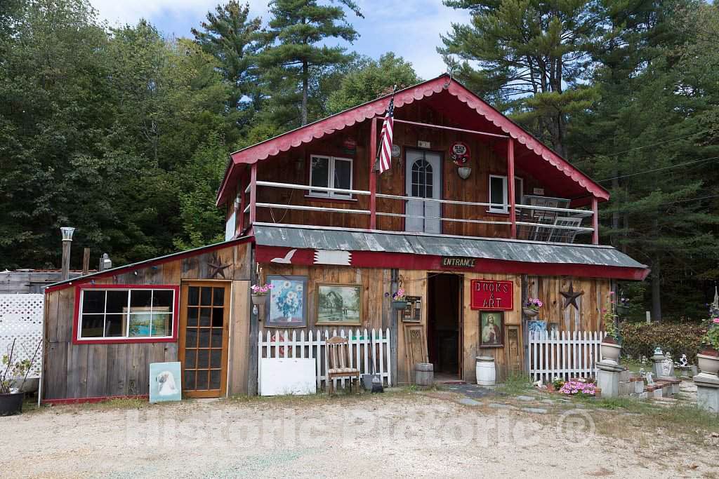 Photo- A Book and Art Shop Near Albany, New Hampshire 1 Fine Art Photo Reproduction