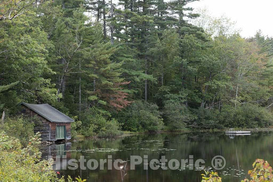 Photo - Scene on Pond-Like Little Lake in The unincorporated Community of Chocorua, Part of Tamworth, New Hampshire- Fine Art Photo Reporduction