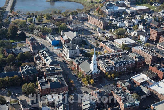 Photo- Aerial View of Downtown Portsmouth, New Hampshire 3 Fine Art Photo Reproduction