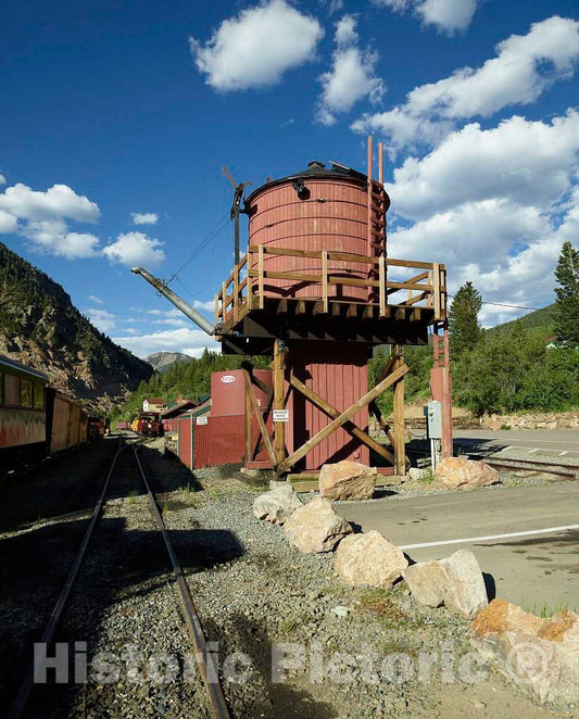 Photograph - Locomotive of The Georgetown Loop Railway, a Scenic steam Train That Runs from The onetime Mining Camp of Georgetown, Colorado, to Another Old Mining Town, Silver Plume 1