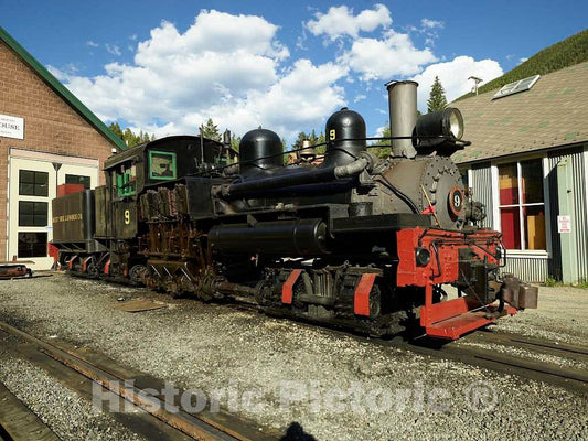 Photograph - Locomotive of The Georgetown Loop Railway, a Scenic steam Train That Runs from The onetime Mining Camp of Georgetown, Colorado, to Another Old Mining Town, Silver Plume 4