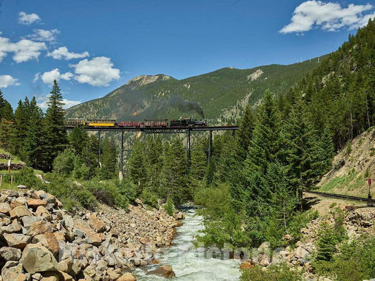 Photograph - Locomotive of The Georgetown Loop Railway, a Scenic steam Train That Runs from The onetime Mining Camp of Georgetown, Colorado, to Another Old Mining Town, Silver Plume 5