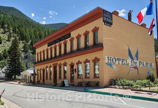 Photo - The Hotel De Paris Museum, Open for Tours by Arrangement only in Georgetown, Colorado- Fine Art Photo Reporduction