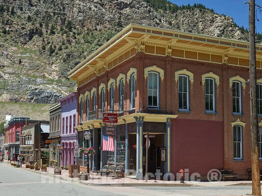 Photo- Downtown in The Old Silver-Mining Boom Town of Georgetown, Colorado 1 Fine Art Photo Reproduction