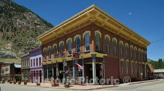 Photo- Downtown in The Old Silver-Mining Boom Town of Georgetown, Colorado 2 Fine Art Photo Reproduction