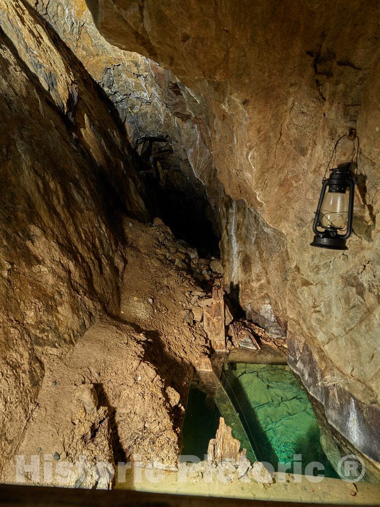 Photo- Scene Inside The Lebanon Silver Mine in Georgetown, Colorado 1 Fine Art Photo Reproduction