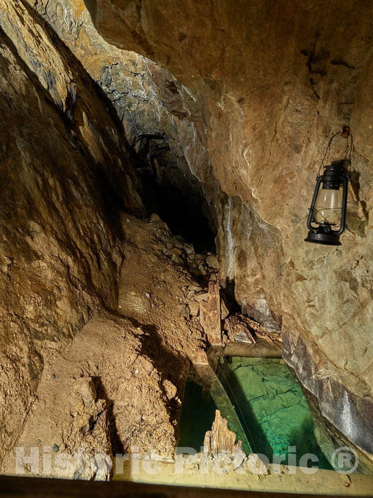 Photo- Scene Inside The Lebanon Silver Mine in Georgetown, Colorado 1 Fine Art Photo Reproduction
