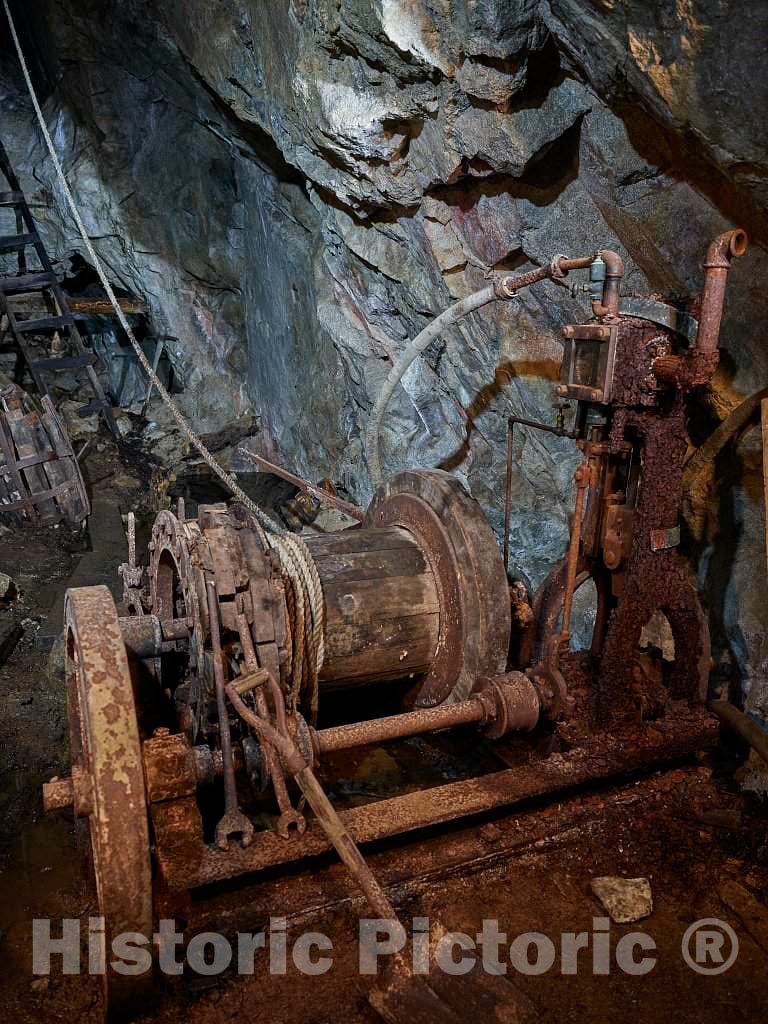 Photo- Scene Inside The Lebanon Silver Mine in Georgetown, Colorado 2 Fine Art Photo Reproduction
