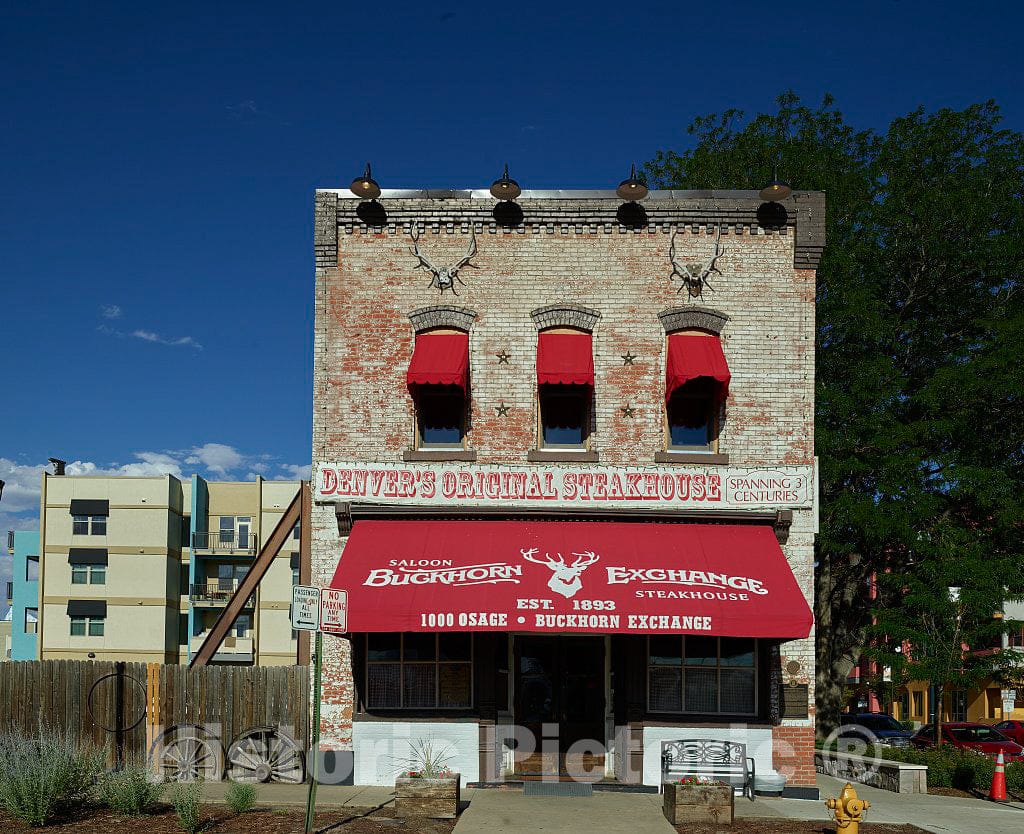 Photo - The Historic Buckhorn Exchange Restaurant, The Oldest Operating Restaurant as of 2017 in Denver, Colorado- Fine Art Photo Reporduction