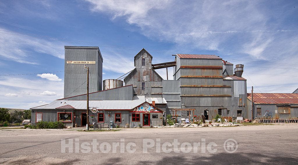 Photo- The Old Hayden Grain Company Complex has Been gentrified, at Least in Part. There's a Latte and Sandwich Place, Open to The Public, Inside 1 Fine Art Photo Reproduction