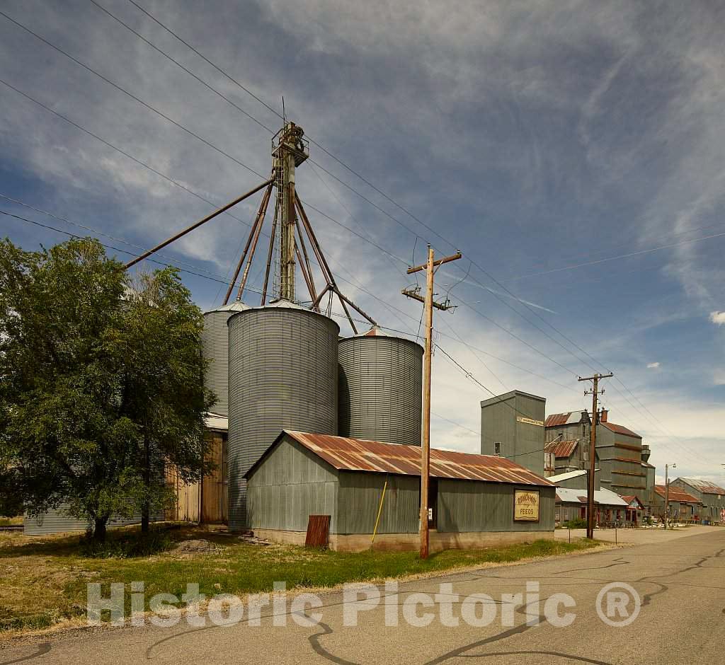 Photo- The Old Hayden Grain Company Complex has Been gentrified, at Least in Part. There's a Latte and Sandwich Place, Open to The Public, Inside 2 Fine Art Photo Reproduction