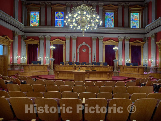 Photo- The Colorado Supreme Court Chambers in The State Capitol in Denver 1 Fine Art Photo Reproduction