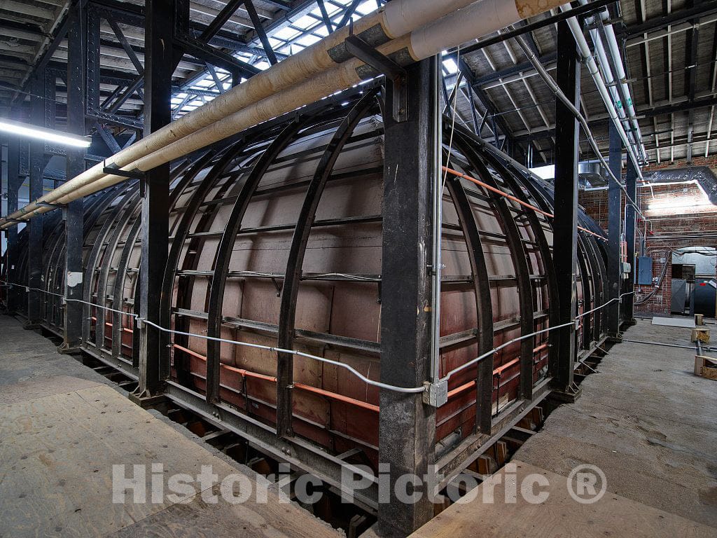 Photo- A Place Rarely seen by The Public: The attic (Including Many Mechanical Works) The Colorado Capitol in Denver 4 Fine Art Photo Reproduction
