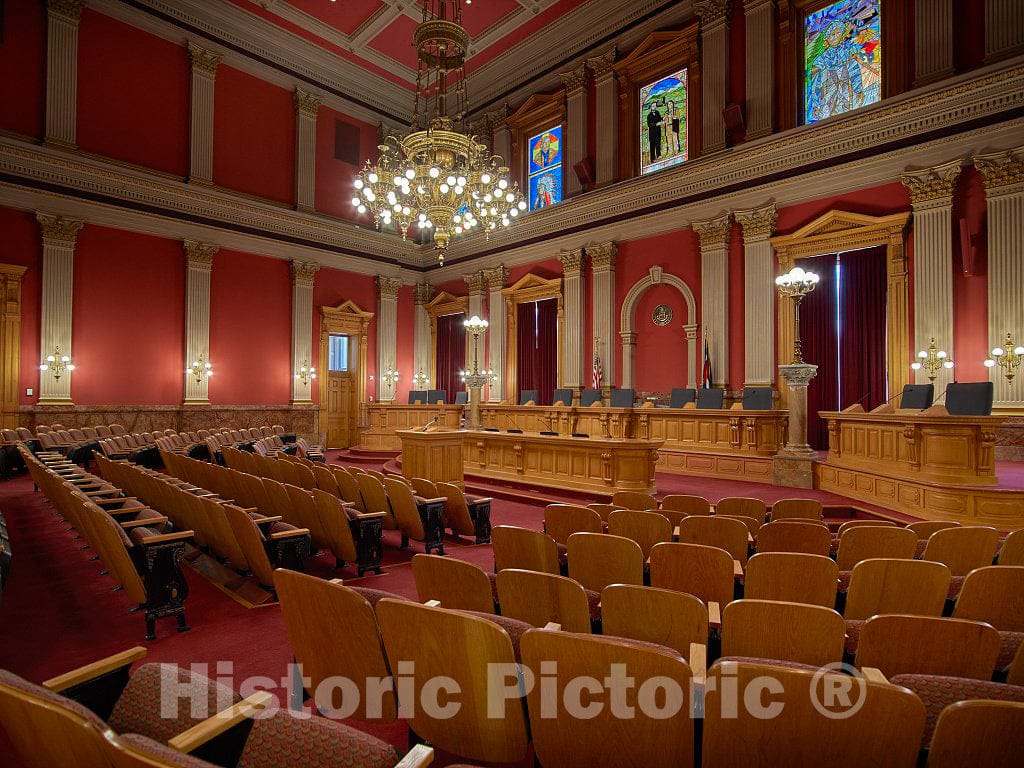 Photo- The Colorado Supreme Court Chambers in The State Capitol in Denver 2 Fine Art Photo Reproduction