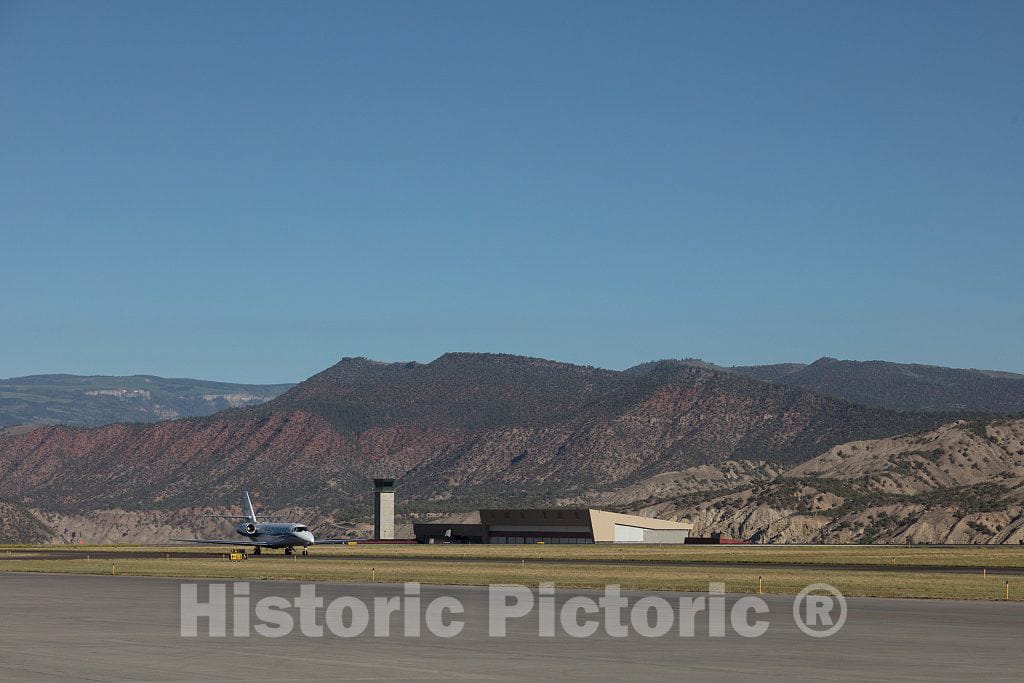 Photo - Aerial View of The Eagle County Regional Airport in Gypsum, Colorado- Fine Art Photo Reporduction