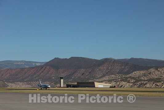 Photo - Aerial View of The Eagle County Regional Airport in Gypsum, Colorado- Fine Art Photo Reporduction