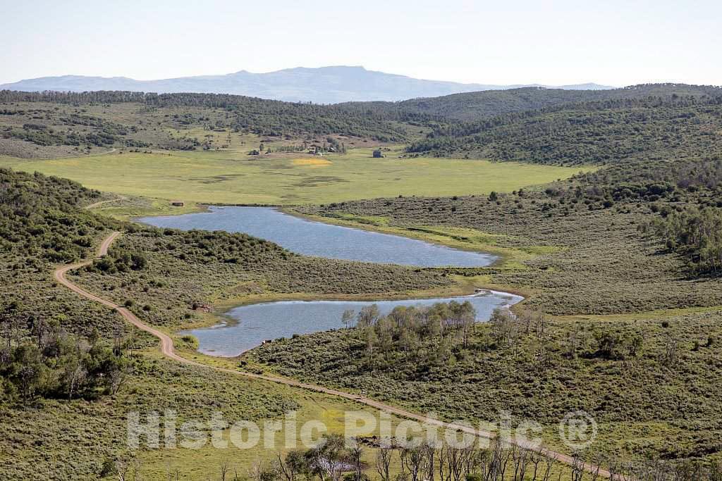 Photo- Aerial View of The Terrain in Eagle County, Colorado 2 Fine Art Photo Reproduction