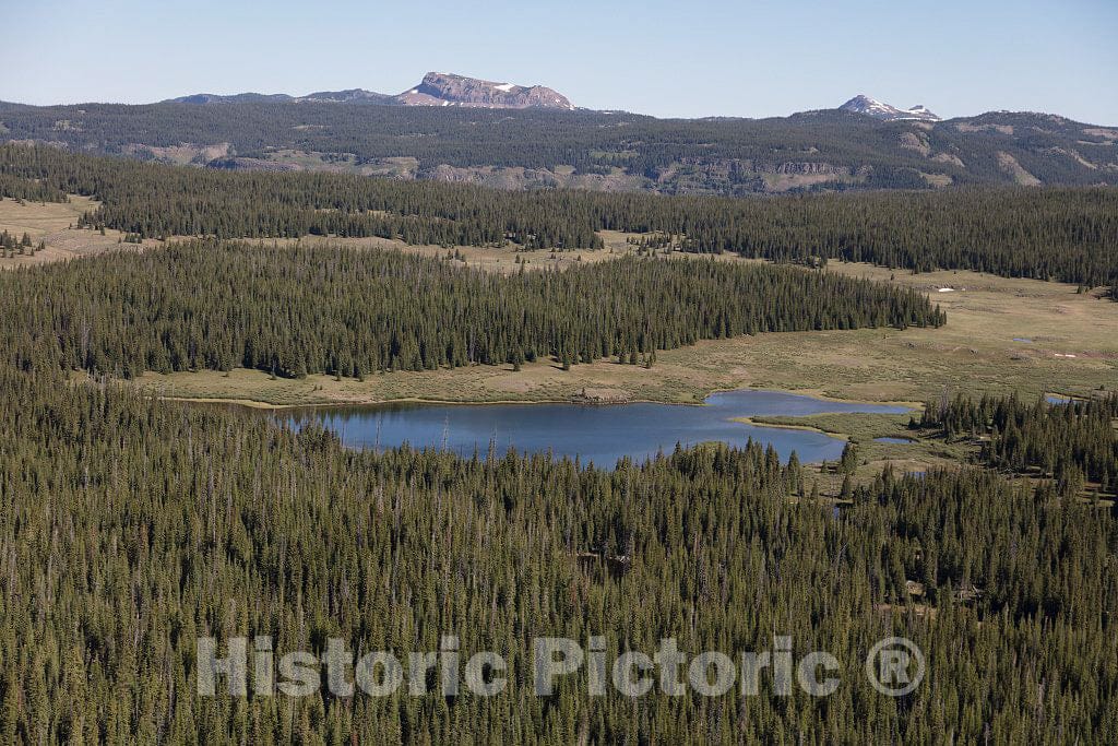 Photograph - Aerial views of what Coloradans call the"Flat Tops," a range of the Rocky Mountains 1