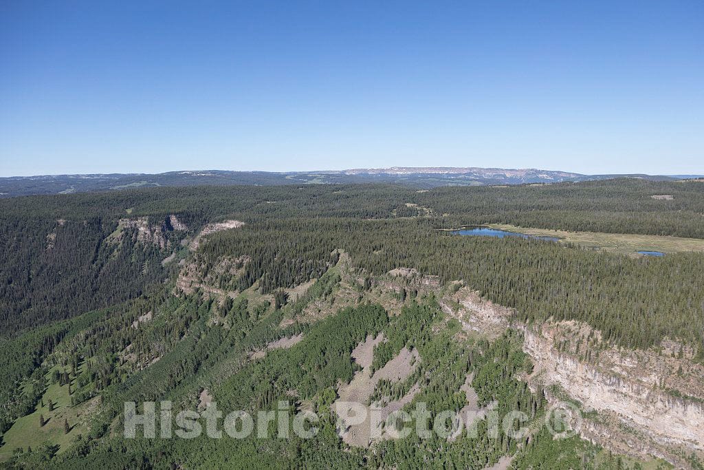 Photograph - Aerial views of what Coloradans call the"Flat Tops," a range of the Rocky Mountains 3