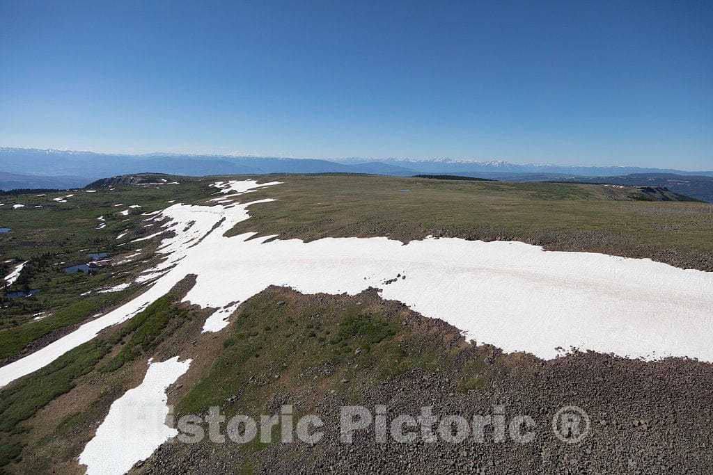 Photograph - Aerial views of what Coloradans call the"Flat Tops," a range of the Rocky Mountains (only some of whose tops are somewhat flat) 1