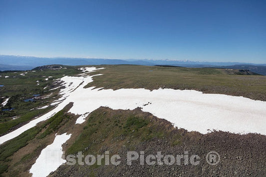 Photograph - Aerial views of what Coloradans call the"Flat Tops," a range of the Rocky Mountains (only some of whose tops are somewhat flat) 1