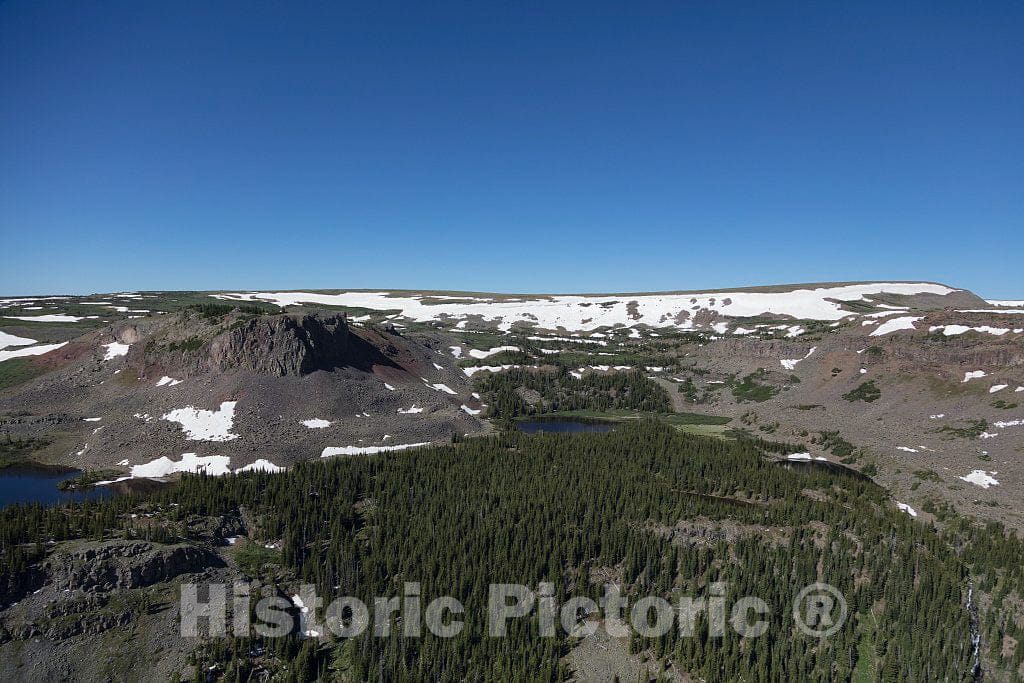 Photograph - Aerial Views of What Coloradans Call The Flat Tops, a Range of The Rocky Mountains (only Some of Whose Tops are Somewhat Flat) 5
