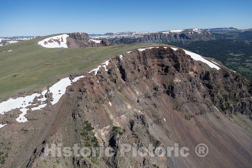 Photograph - Aerial Views of What Coloradans Call The Flat Tops, a Range of The Rocky Mountains (only Some of Whose Tops are Somewhat Flat) 9